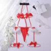Christmas-Temptation-Bow-Knot-Bodysuit-Maid-Set