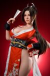 Mai-Shiranui-Cosplay-Lifelike-Sex-Doll-with-Silicone-Head-165cm-2