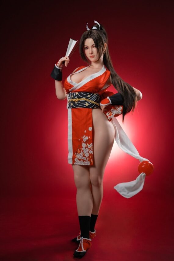 Mai-Shiranui-Cosplay-Lifelike-Sex-Doll-with-Silicone-Head-165cm-8
